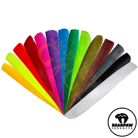 Bearpaw Naturfeder Volle Lnge RW Einfarbig - Schwarz