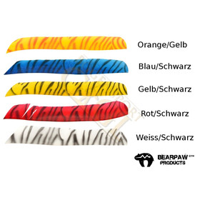 Bearpaw Naturfeder Volle Lnge RW Zebra
