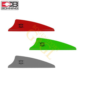 Bohning Vane X-Shield - 2.25 Zoll Neonrot