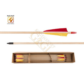 Buck Trail Fichtenholzpfeile Standard mit Naturfedern