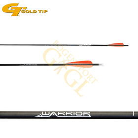 Gold Tip Carbonpfeile Warrior mit Naturfedern - 600 (ohne...