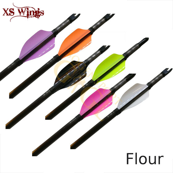 XS Wings Spin Vanes (50 Stk) - 50 mm Low Profile RH Fluor Pink