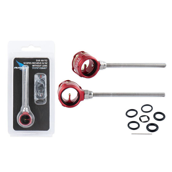 Avalon Recurve Scope Tec One - Red with 0.019 Green Fiber RH