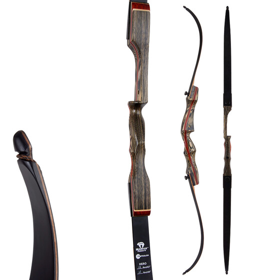 Bearpaw Take Down Recurvebogen Penthalon Hero RH 66 20#