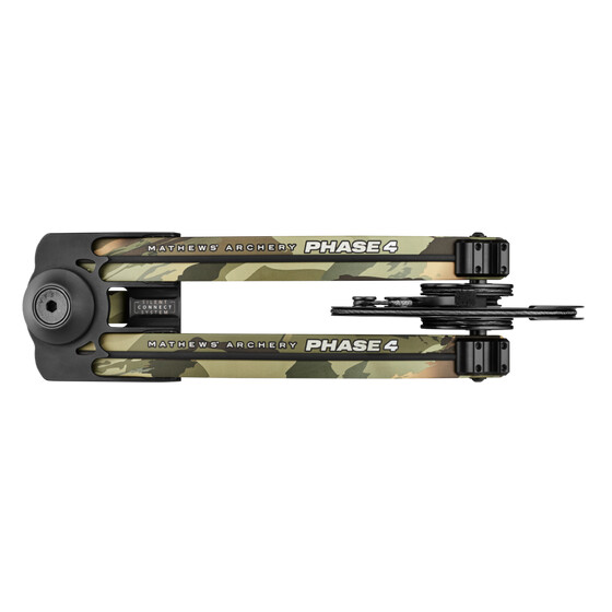 Mathews Compoundbogen Phase4 33 - RH 75#-28.5 85% Let Off Under Armour All Season